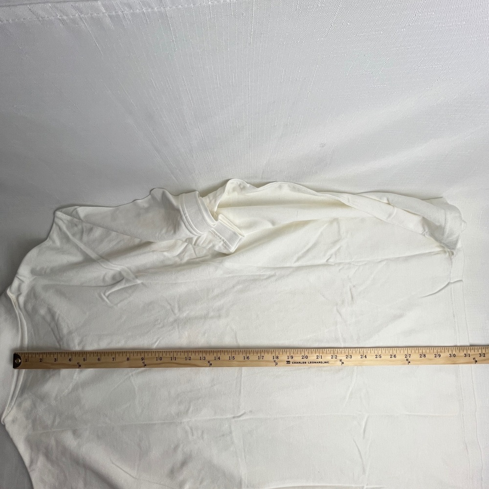 Faded Glory Polo Shirt Mens 3XL White Classic Pique Cotton Short Sleeve NWOT - Picture 8 of 9